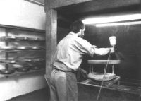 Oberflächenbehandlung mit Schellack